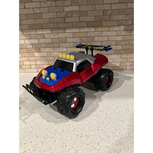 Spider-Man Turbo Boost R/C Buggy 1:14 Remote Control Car Jada Toys Marvel WORKS - Picture 2 of 6
